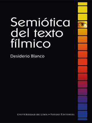 cover image of Semiótica del texto fílmico